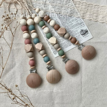 【送料無料】名入れできる　シンプル歯固めホルダー