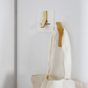 真鍮のカーブマグネット 2個セット　S ／3way メモスタンド フック♢