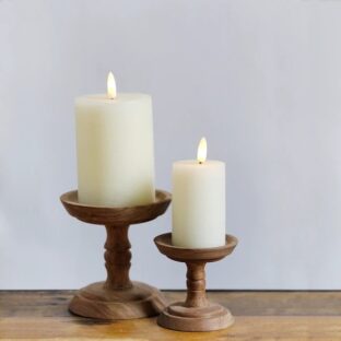 木製キャンドルスタンド　L
