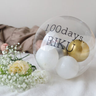 M 名入れ　ステッカーパーティーバルーン　